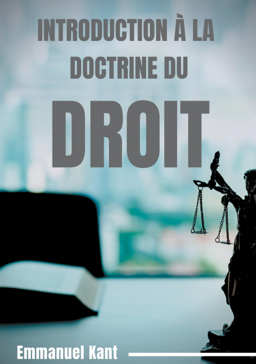 Könyv Introduction a la Doctrine du droit 