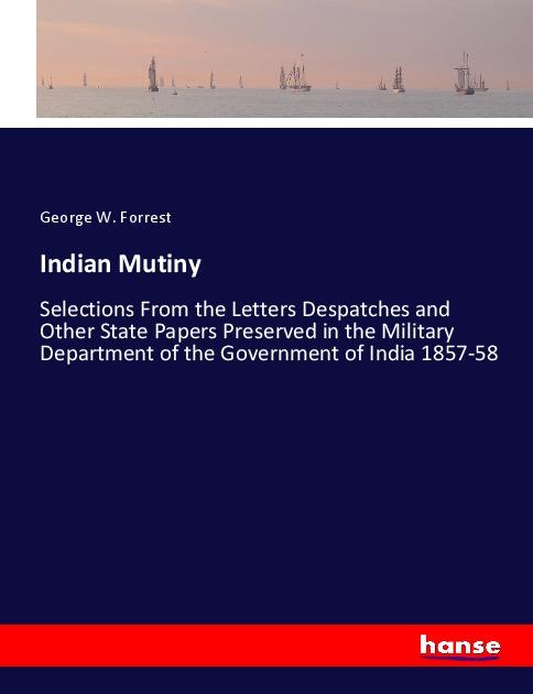 Knjiga Indian Mutiny George W. Forrest