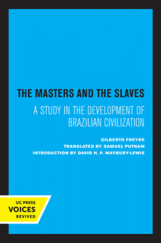 Kniha Masters and the Slaves Gilberto Freyre