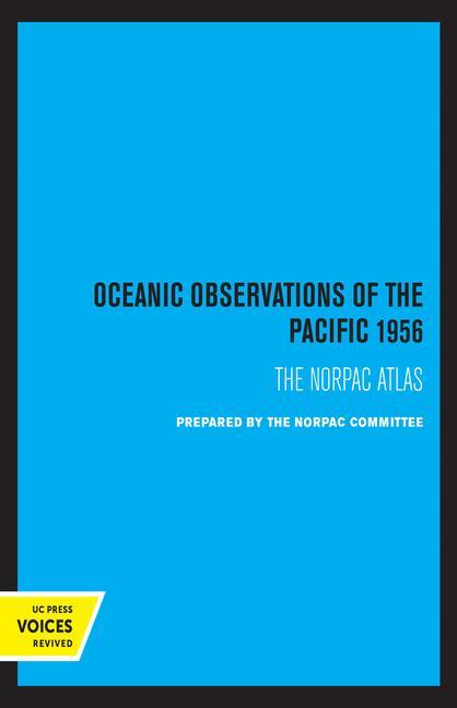 Kniha Oceanic Observations of the Pacific 1956 Scripps Institution of Oceanography