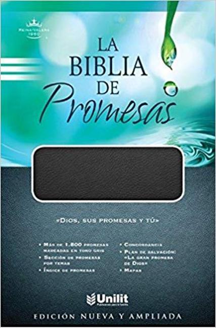 Книга Biblia de Prom/Piel Esp./Negro 