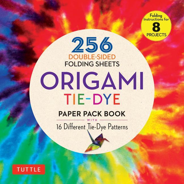 Book Origami Tie-Dye Patterns Paper Pack Book 