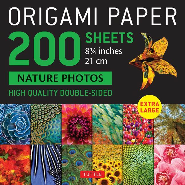 Calendar/Diary Origami Paper 200 sheets Nature Photos 8 1/4" (21 cm) 