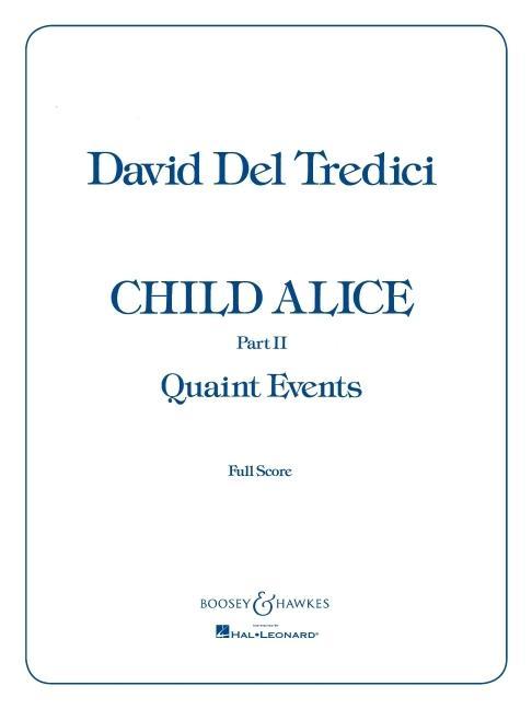 Carte Child Alice - Part II: Movement 1: Quaint Events 