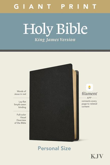 Könyv KJV Personal Size Giant Print Bible, Filament Enabled Edition (Genuine Leather, Black) 