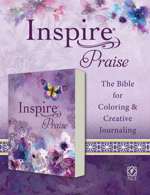 Book Inspire Praise Bible NLT (Softcover): The Bible for Coloring & Creative Journaling 
