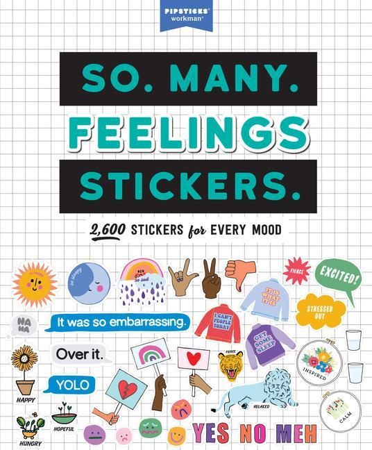 Carte So. Many. Feelings Stickers. 