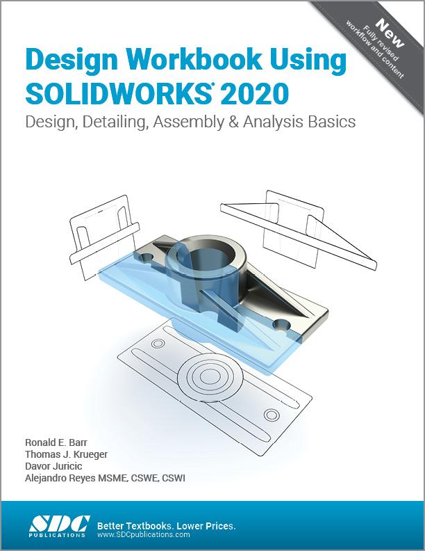 Kniha Design Workbook Using SOLIDWORKS 2020 Ronald Barr