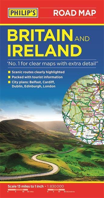 Könyv Philip's Britain and Ireland Road Map Philip's Maps