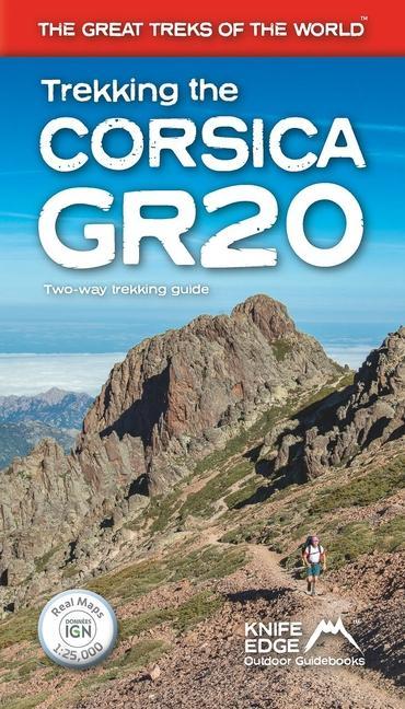 Carte Trekking the Corsica GR20 - Two-Way Trekking Guide - Real IGN Maps 1:25,000 