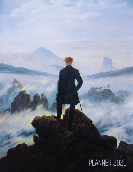 Könyv Wanderer Above the Sea of Fog Planner 2021 
