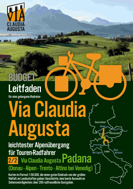 Książka Rad-Route Via Claudia Augusta 2/2 Padana Budget 