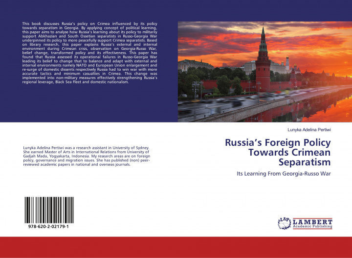 Knjiga Russia's Foreign Policy Towards Crimean Separatism Lunyka Adelina Pertiwi