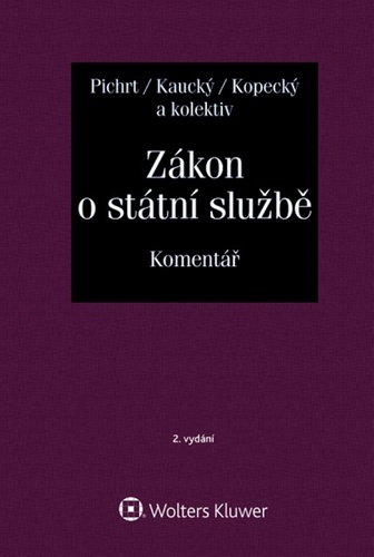 Книга Zákon o státní službě Komentář Jan Pichrt