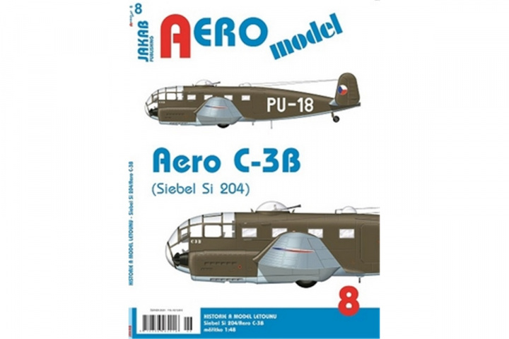 Kniha AEROmodel 8 - Aero C-3B ( Siebel Si 204) 