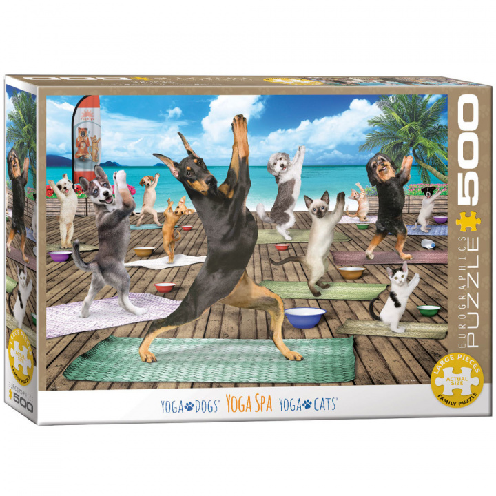 Joc / Jucărie Puzzle 500 Yoga Spa 6500-5454 Eurographics