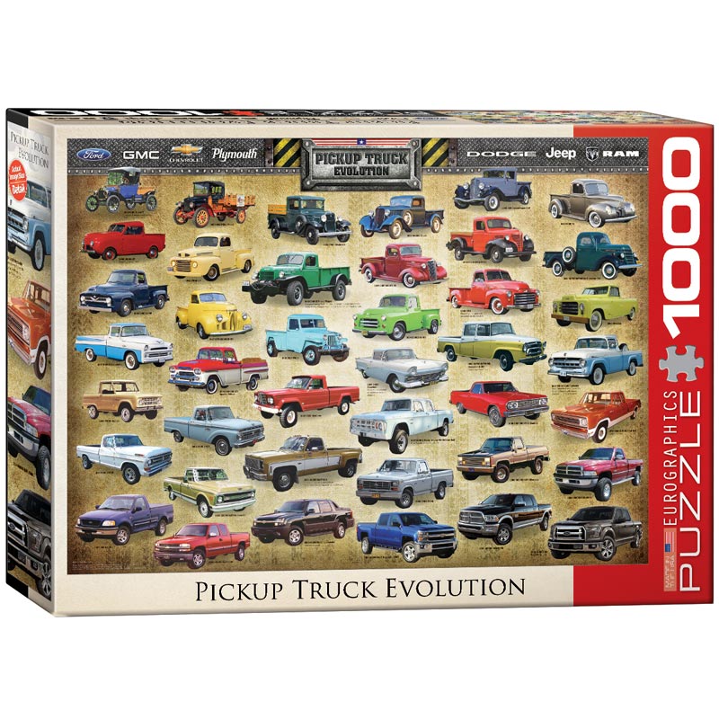 Book Puzzle 1000 Pickup Truck Evolution 6000-0681 
