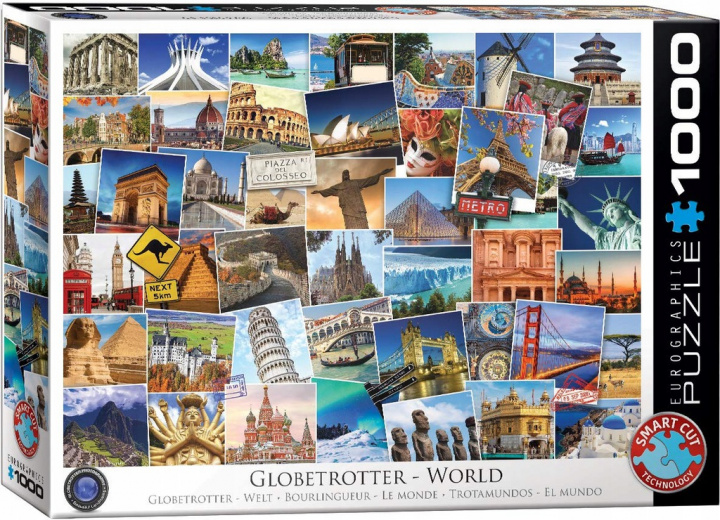 Játék Puzzle 1000 Globetrotter World 6000-0751 