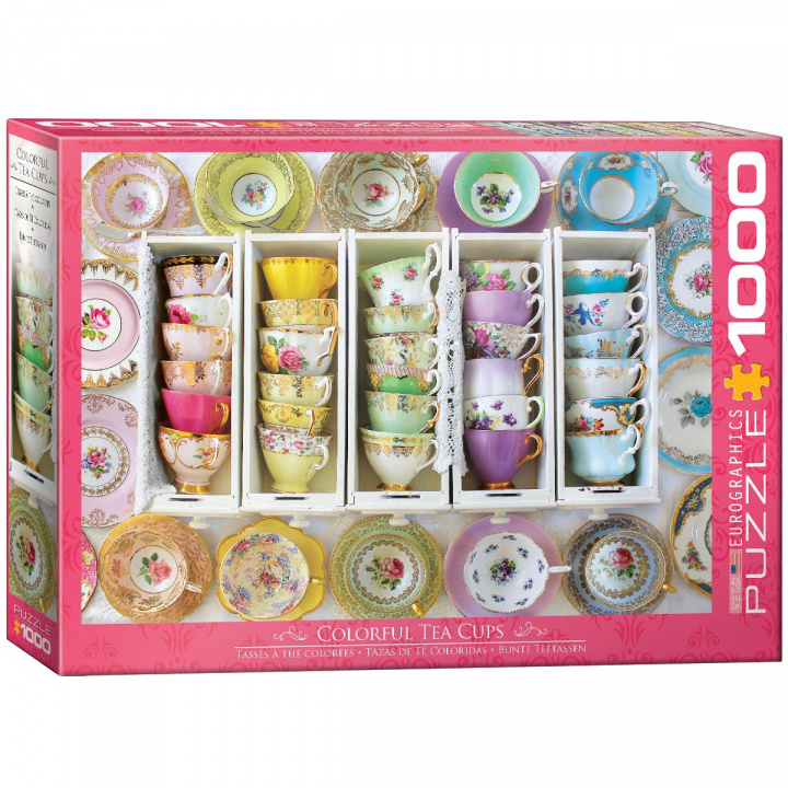 Hra/Hračka Puzzle 1000 Tea Cups Boxes 6000-5342 