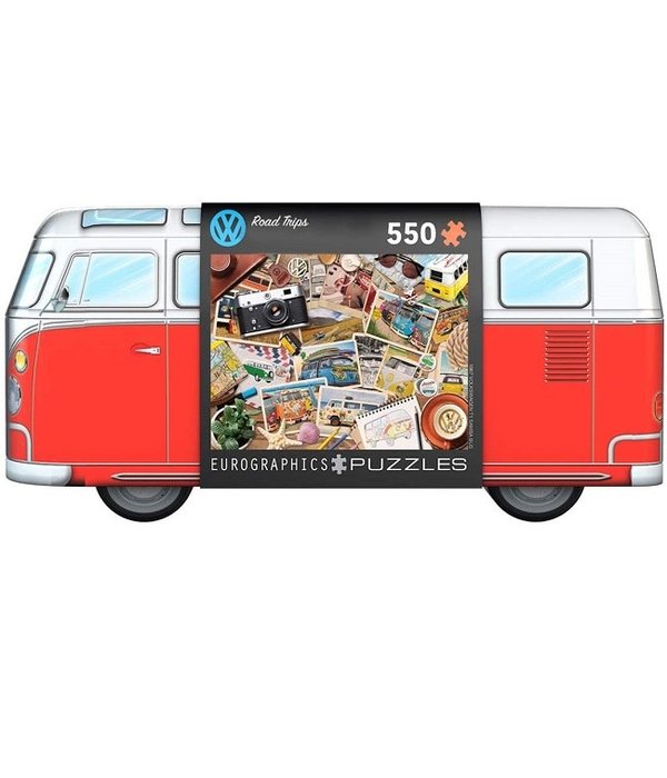 Game/Toy Puzzle 550 TIN VW Bus Road Trips 8551-5576 