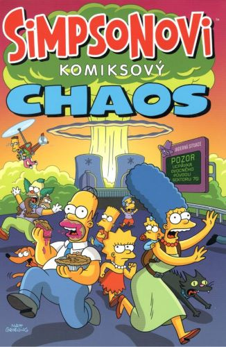 Book Simpsonovi Komiksový chaos Matt Groening