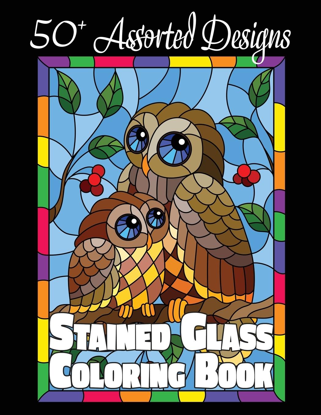 Carte Stained Glass Coloring Book 