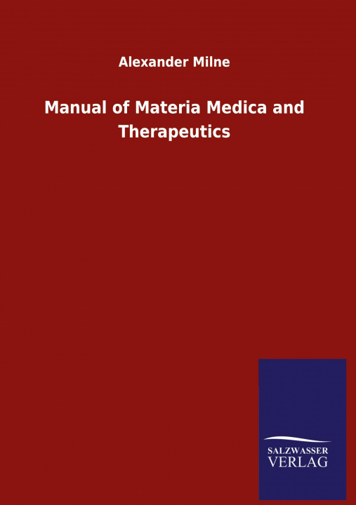 Carte Manual of Materia Medica and Therapeutics 