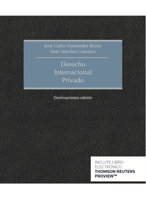 Книга Derecho internacional privado (Papel + e-book) 