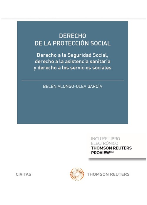 Carte Derecho de la Protección Social (Papel + e-book) BELEN ALONSO GARCIA