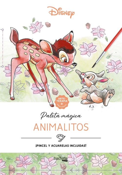 Kniha Arteterapia. Paleta mágica. Animalitos Disney 