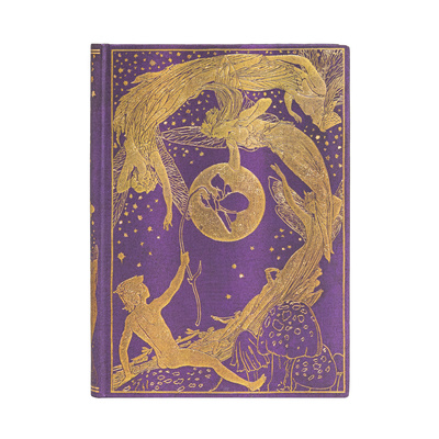 Knjiga Zápisník Paperblanks - Lang's Fairy Books Violet Fairy, Midi / linkovaný 