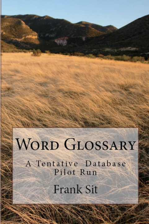 Book Word Glossary 