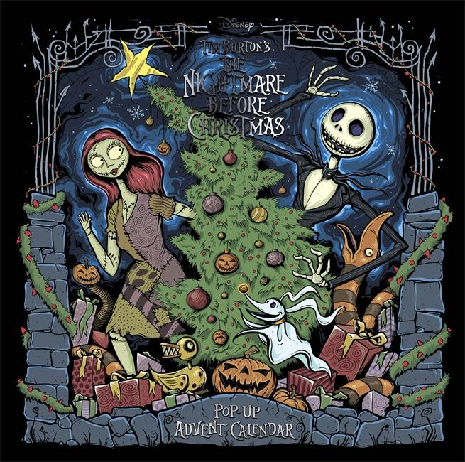 Książka Disney Tim Burton's The Nightmare Before Christmas Pop-Up Book and Advent Calendar Insight Editions