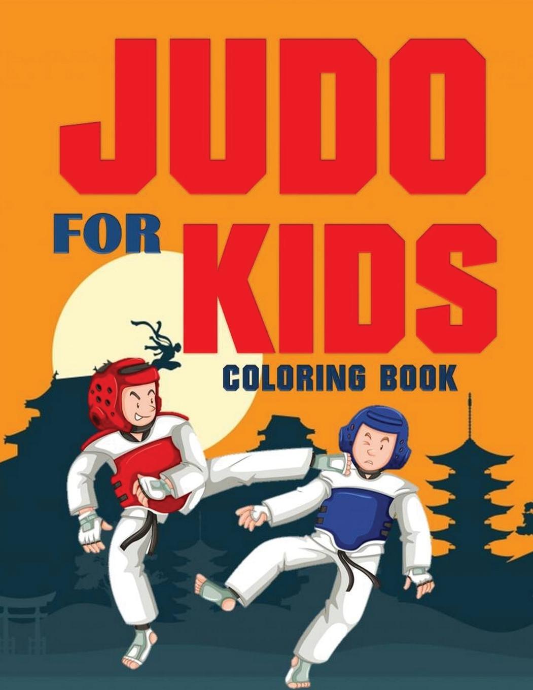Carte JUDO for Kids Coloring Book (Over 70 pages) 