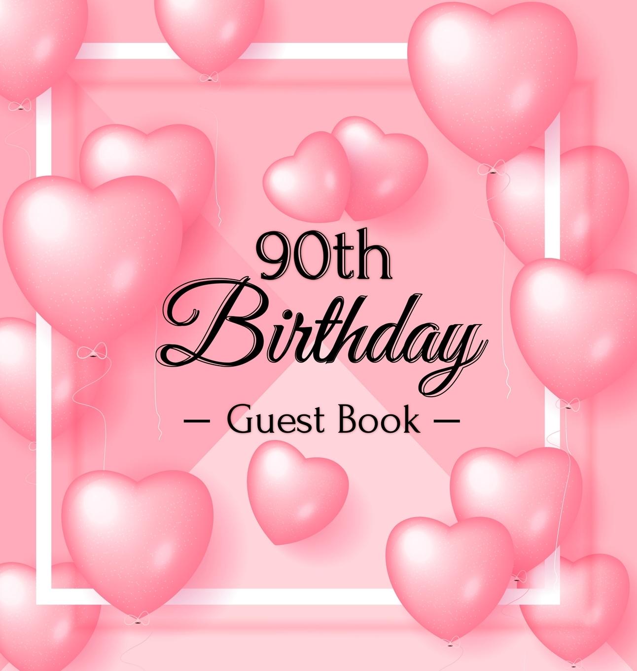 Kniha 90th Birthday Guest Book 