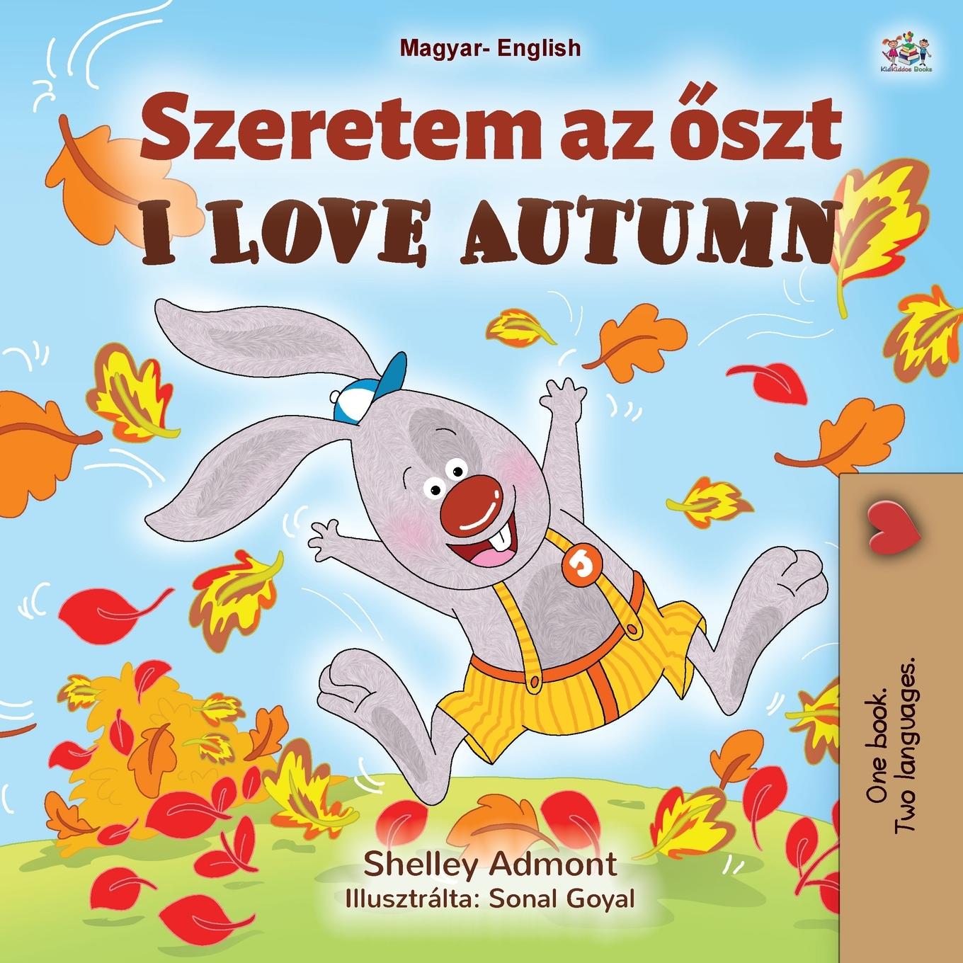 Książka I Love Autumn (Hungarian English Bilingual Book for Kids) Kidkiddos Books