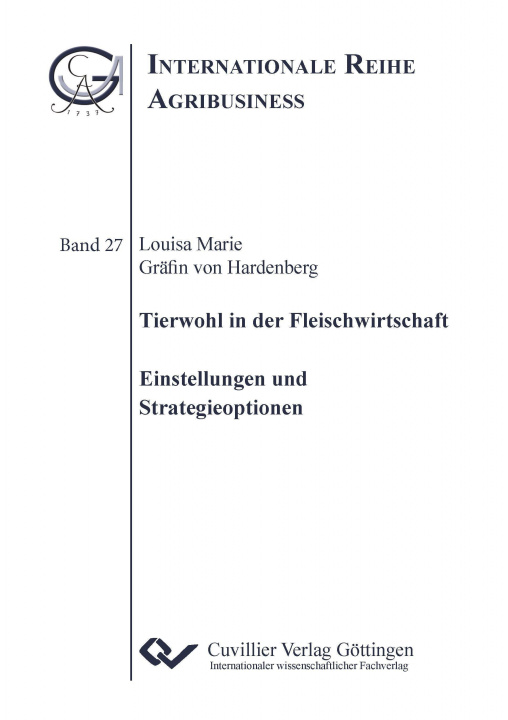 Knjiga Tierwohl in der Fleischwirtschaft Ludwig Theuvsen