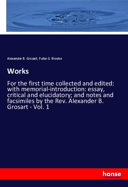 Knjiga Works Fulke G. Brooke