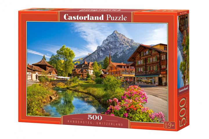 Książka Puzzle 500 Kandersteg Szwajcaria B-52363 