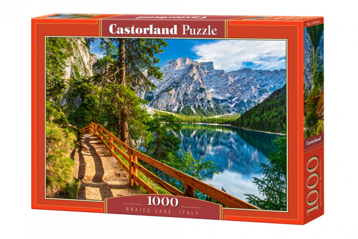 Книга Puzzle 1000 Jezioro Braies Włochy C-104109-2 