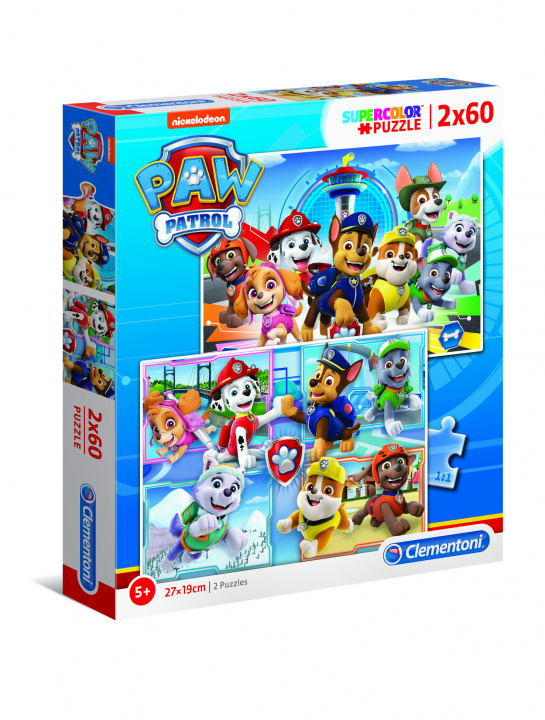 Hra/Hračka Puzzle Supercolor 2x60 Psi Patrol 