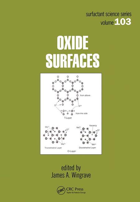 Knjiga Oxide Surfaces James A. Wingrave
