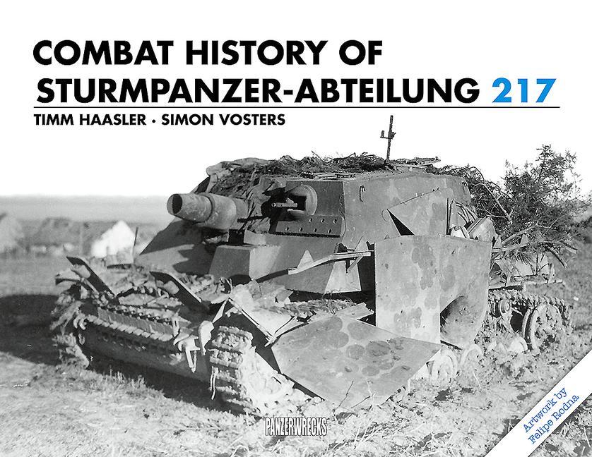 Carte Combat History of Sturmpanzer-Abteilung 217 Timm Haasler