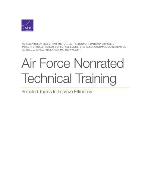 Knjiga Air Force Nonrated Technical Training Reedy Kathleen Reedy