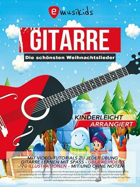 Boek Die schönsten Weihnachtslieder für Gitarre einfach arrangiert Sebastian Schulz