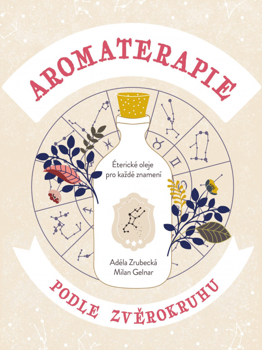 Knjiga Aromaterapie podle zvěrokruhu Adéla Zrubecká