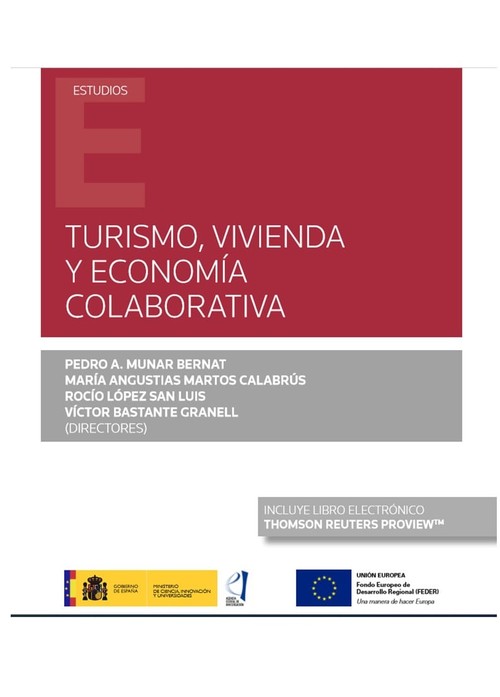 Kniha Turismo, vivienda y economía colaborativa (Papel + e-book) 