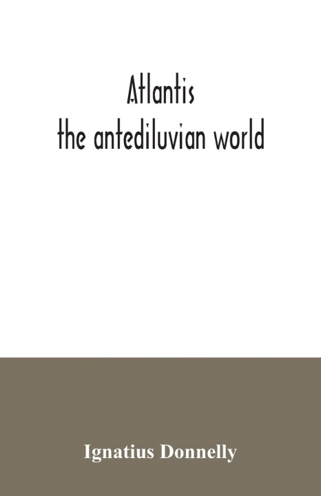 Knjiga Atlantis Ignatius Donnelly