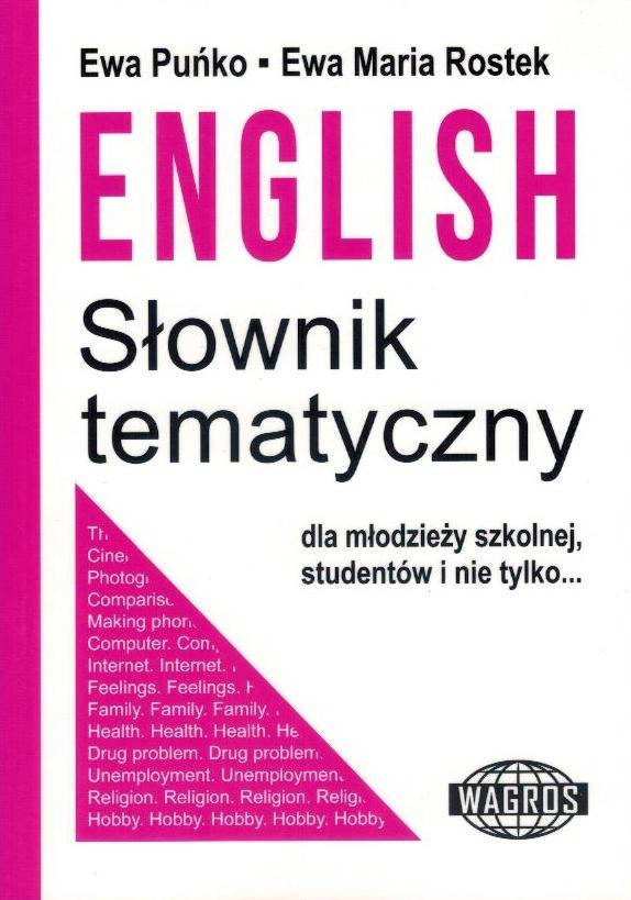 Könyv English. Słownik Tematyczny Ewa Puńko