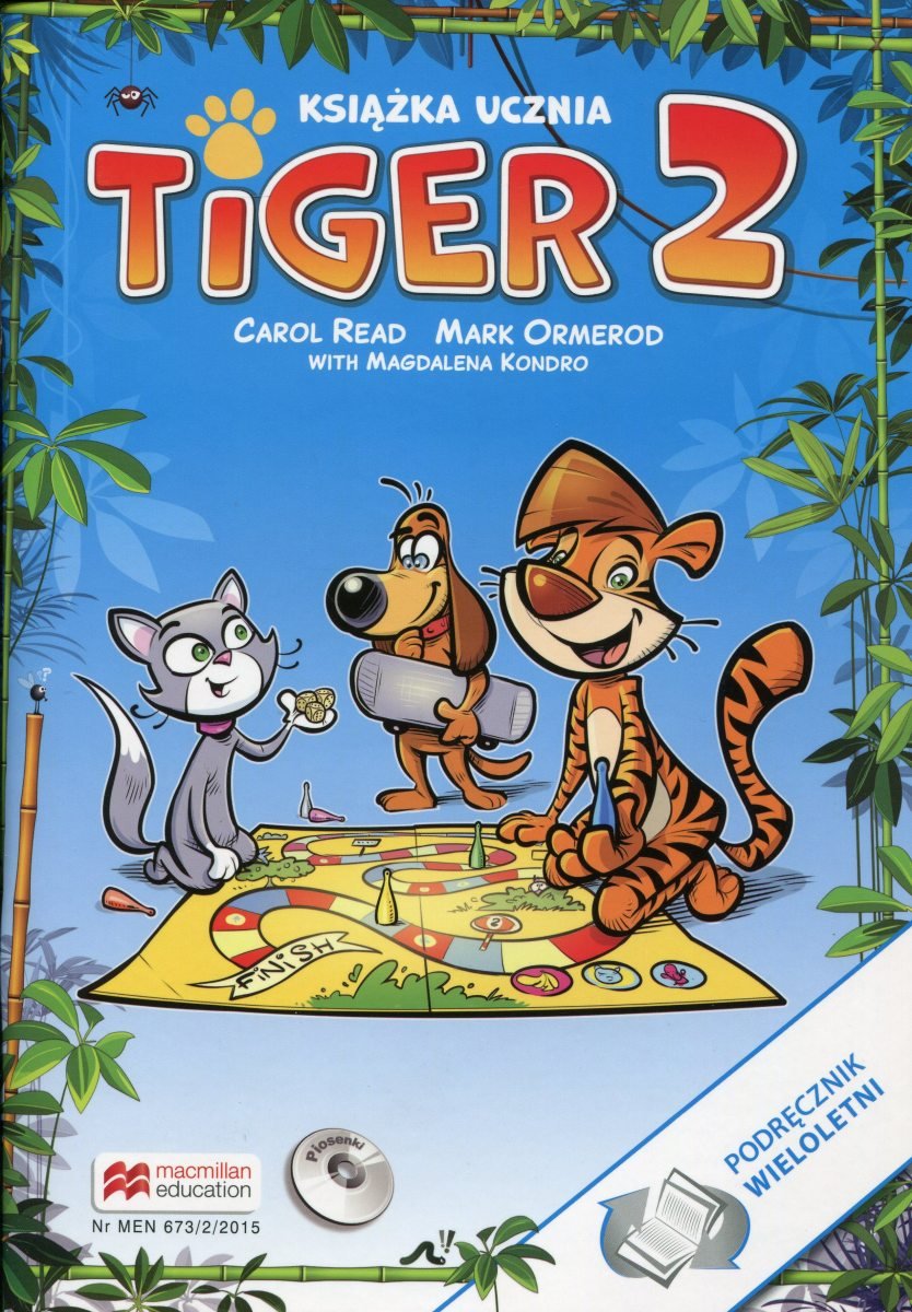 Kniha Tiger 2 Książka ucznia (podręcznik wieloletni) - NPP Carol Read